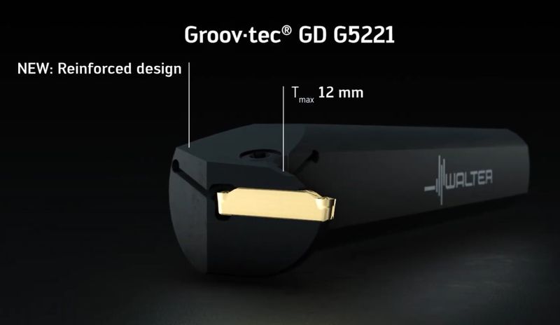 Нов инструмент, ново ниво на контрол при вътрешната обработка на канали – Groov·tec GD G5221 от Walter Tools